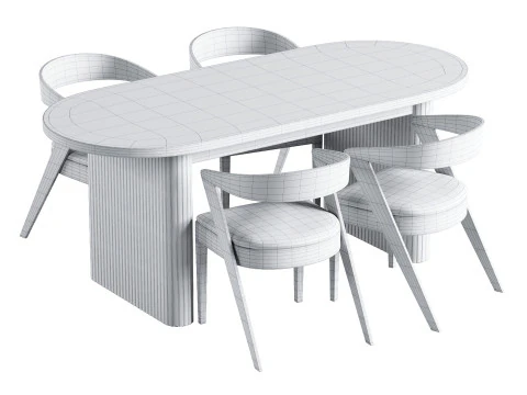 Dining set 13 3D Model