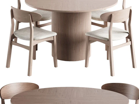 Set da pranzo 14 Modello 3D