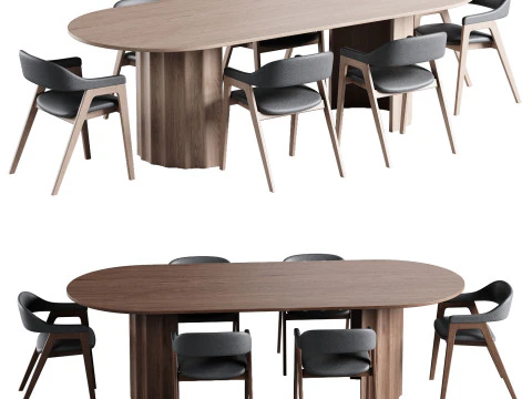 Set da pranzo 15 Modello 3D