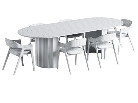 Dining set 15 3D 모델