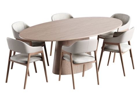 Dining set 16 3D Model