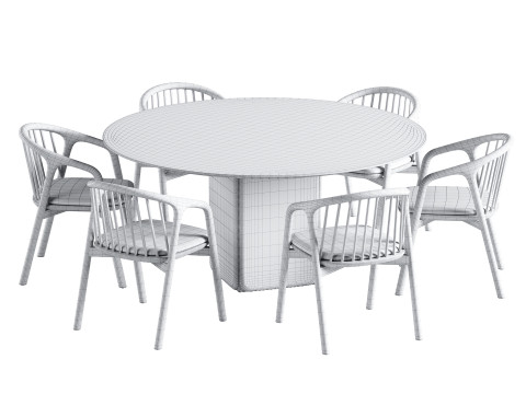 Dining set 17 3D Model
