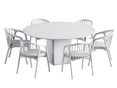 Dining set 17 3D Model