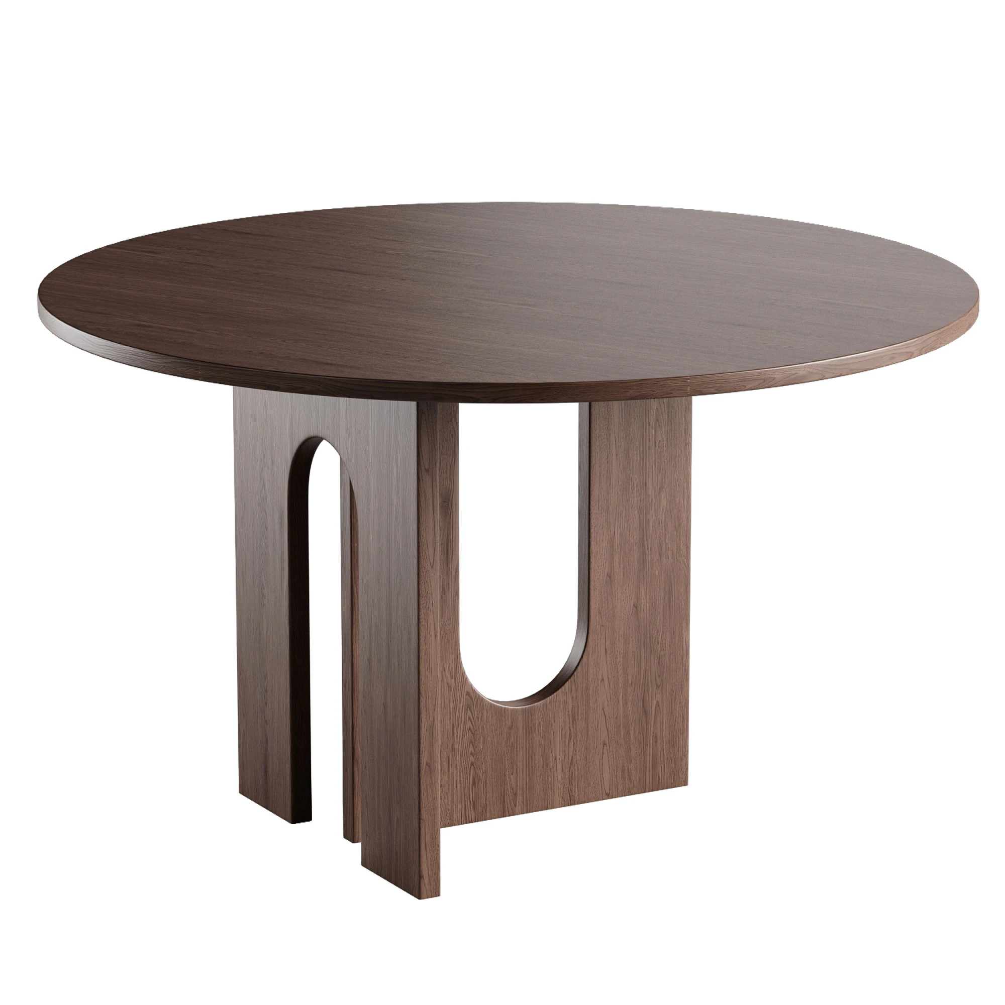 Affogato Round DINING TABLE 3D Model .c4d .max .obj .3ds .fbx .stl .blend 