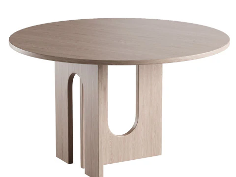Affogato Round DINING TABLE 3D Model