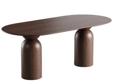 Vivante Dining Table 3D Модель