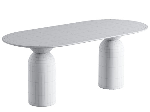 Vivante Dining Table 3D Модель