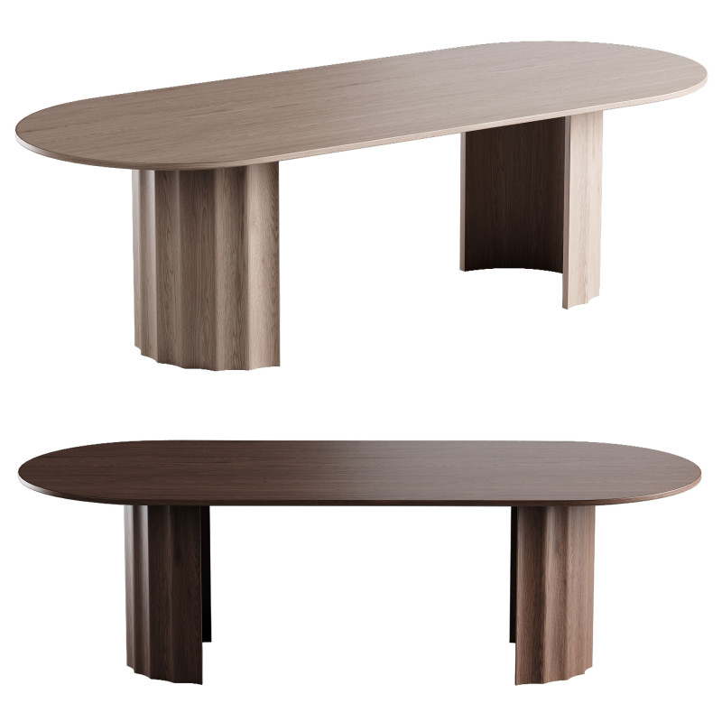 Mubu dining table Modelo 3D .c4d .max .obj .3ds .fbx .stl .blend