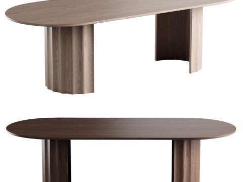 Mubu dining table 3D 模型