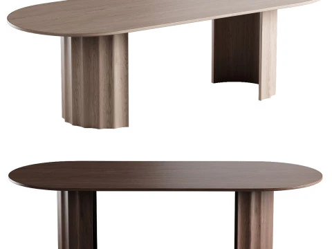 Mubu yemek masası 3D Model