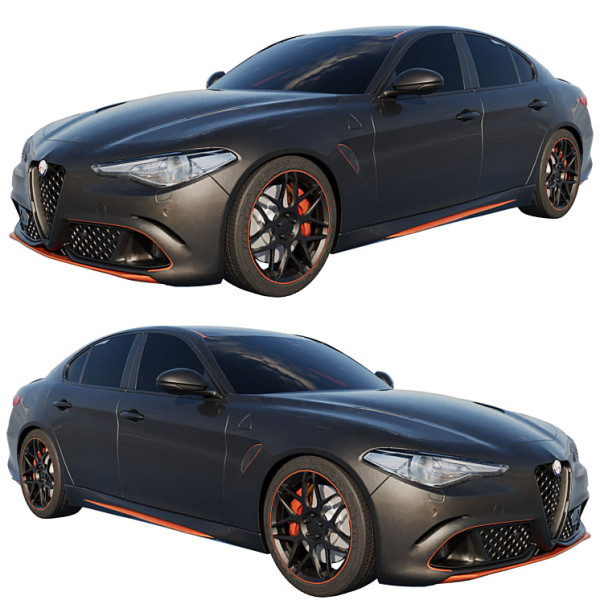 Alfa Romero QV 600 Model 3D .c4d .max .obj .3ds .fbx .stl .blend