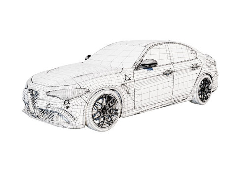Alfa Romero QV 600 Model 3D