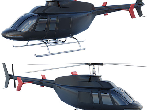 Bell 407 Model 3D