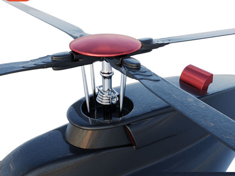 Bell 407 3D Model