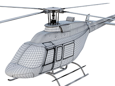 Bell 407 3D Model