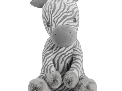 Zebra plush toy 3D Model