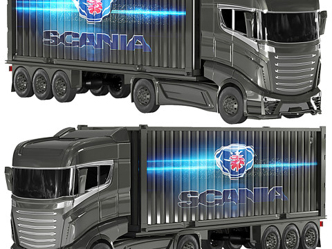Scania R1000 Modello 3D