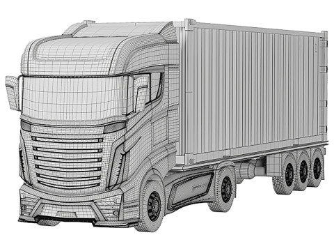 Scania R1000 3D मॉडल
