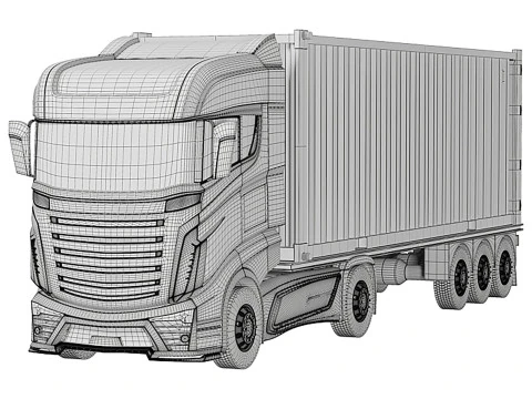 Scania R1000 3D Model