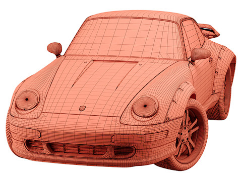 Porsche 911 3D Модель