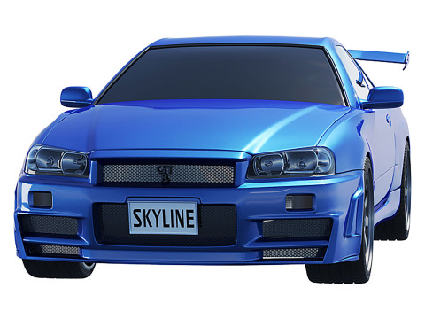 Nissan Skyline 3D Model