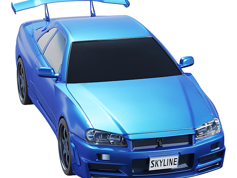 Nissan Skyline 3D Model