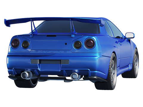 Nissan Skyline 3D Model