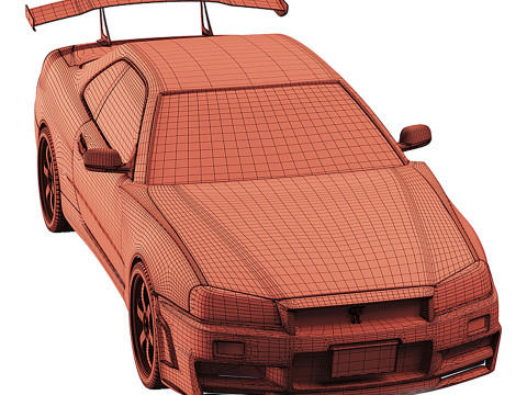 Nissan Skyline 3D Model