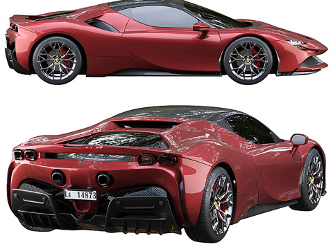 Ferrari SF90 Stradale 3D Model