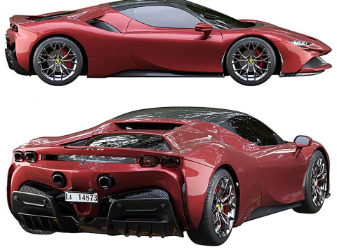 Ferrari SF90 Stradale 3D Model