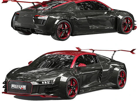 Audi R8 3D Model