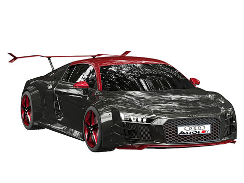 Audi R8 3D Model