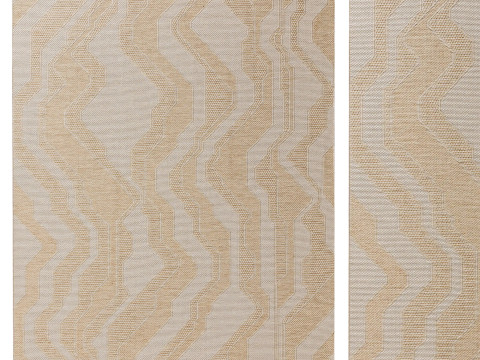 Rug Bronco Cream 3D-Modell