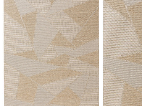 Outdoor Rug Bronco Cream Modelo 3D