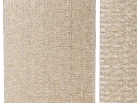 Outdoor Rug Bronco Cream 02 3D 模型