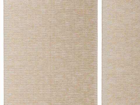 아웃도어 러그 브롱코 크림 02 3D 모델