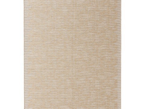 Outdoor Rug Bronco Cream 02 3D Model