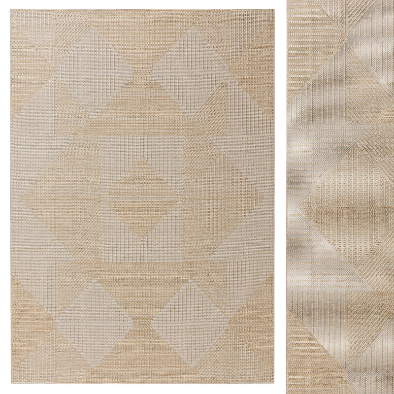 Outdoor Rug Bronco Cream 03 3D 모델 .c4d .max .obj .3ds .fbx .stl .blend