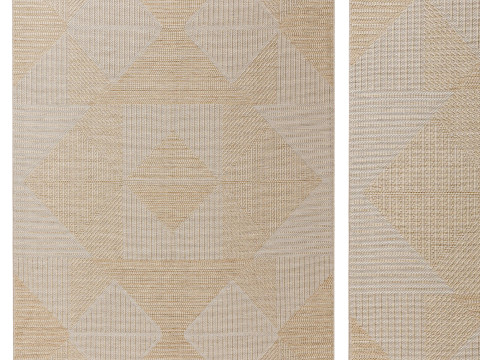 Outdoor Rug Bronco Cream 03 3D 模型