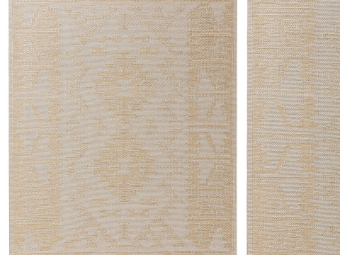 Outdoor Rug Bronco Cream 04 Modelo 3D