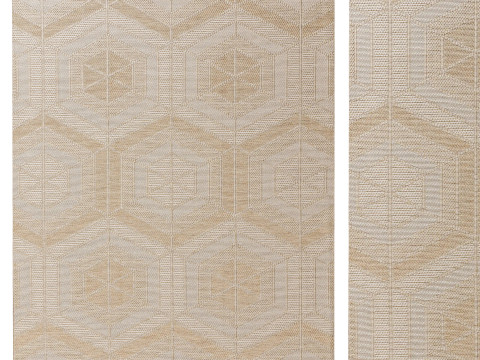 Outdoor Rug Bronco Cream 06 3D 模型