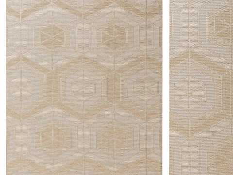 アウトドアラグ ブロンコ クリーム 06 3Dモデル