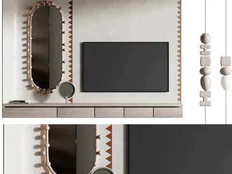 Parete TV 03 Modello 3D