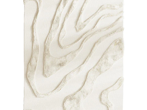 100 cotton rug Limestone 3D Model