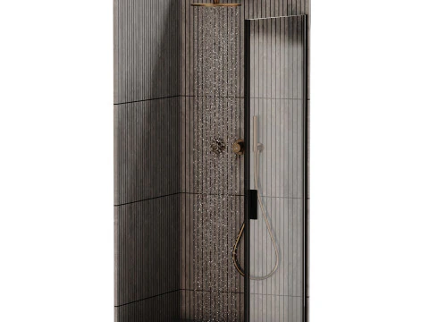 Shower cabin 04 3D Model