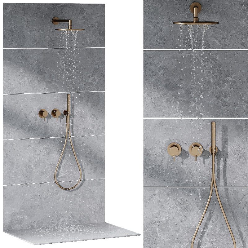Shower cabin 05 3D Model .c4d .max .obj .3ds .fbx .stl .blend