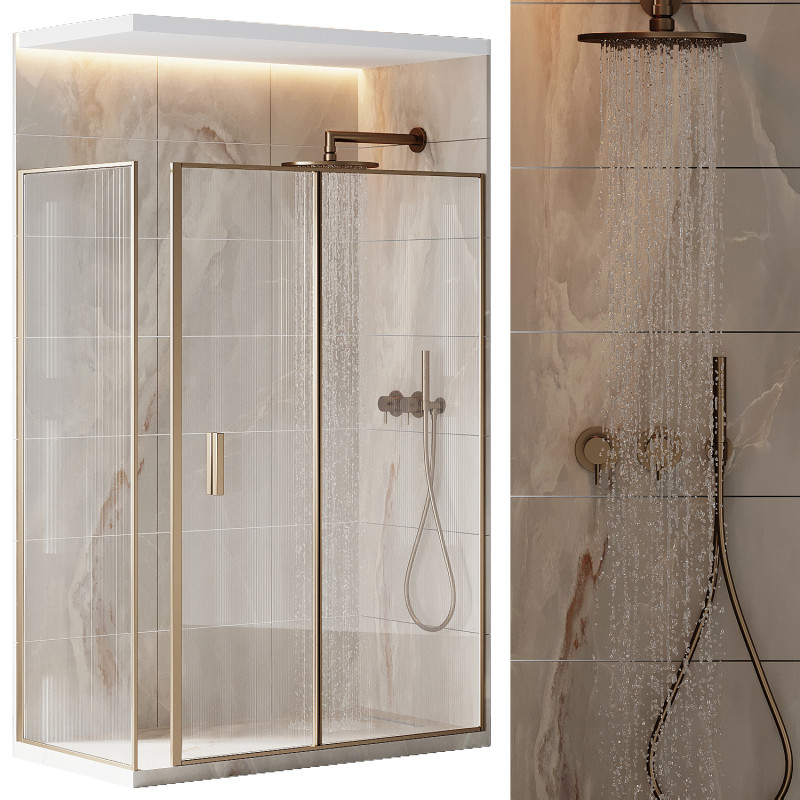 Shower cabin 07 Modelo 3D .c4d .max .obj .3ds .fbx .stl .blend