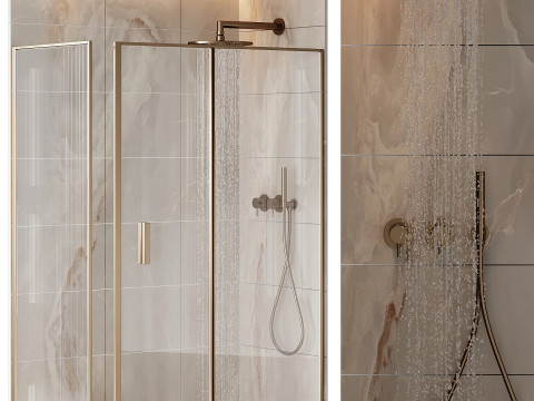 Shower cabin 07 3D Model