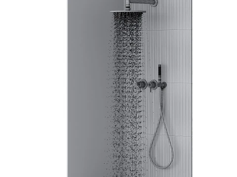 Shower cabin 08 3D Model