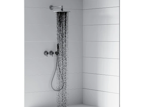 Shower cabin 09 3D Model